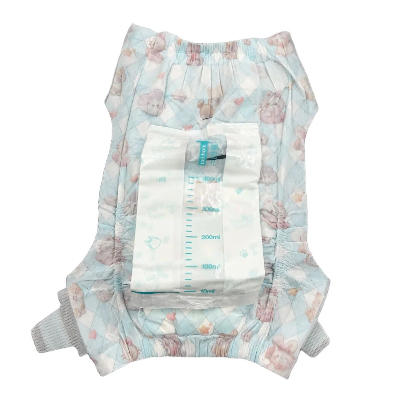 Puppy Diaper with Poop Bag back Puppy Diaper with Poop Bag back